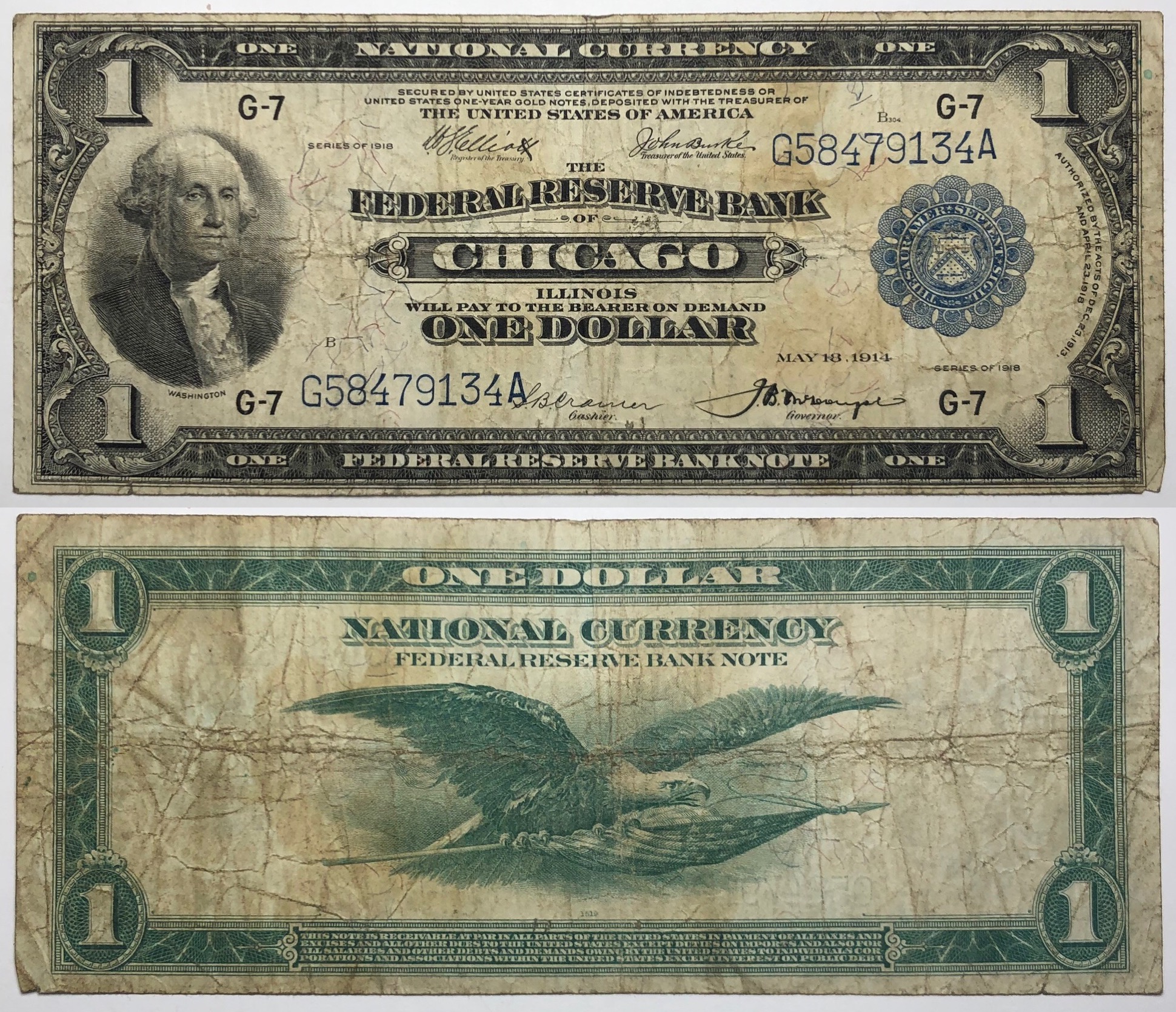 Один доллар сша банкнота. 1918 $5,000 Federal Reserve Note. Банкнота 1 доллар. Первые банкноты США. Купюра 1 доллар США.