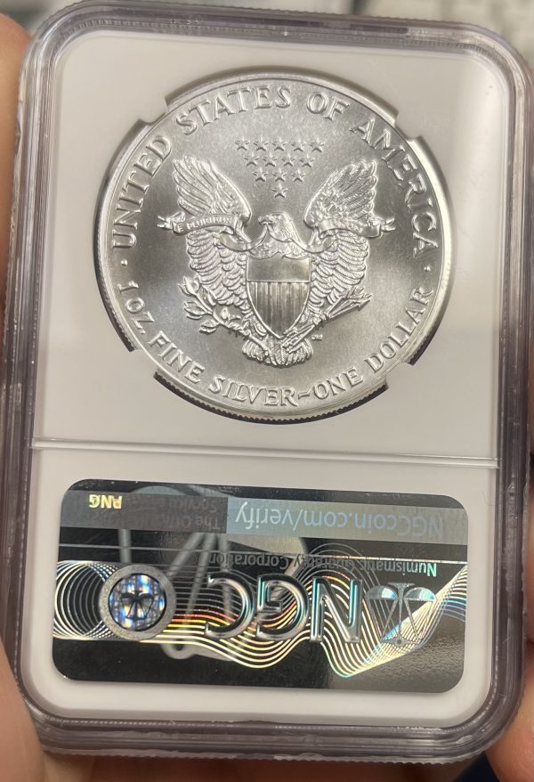 1989 American Silver Eagle NGC Certified MS 69n - Monster Collection