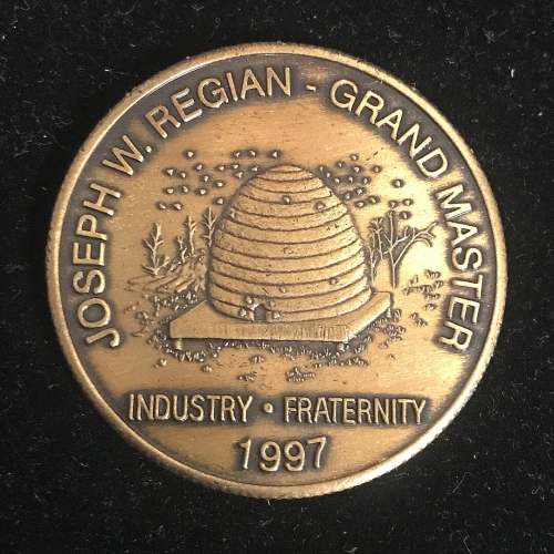 1997 Texas Grand Lodge Masonic Mason Coin