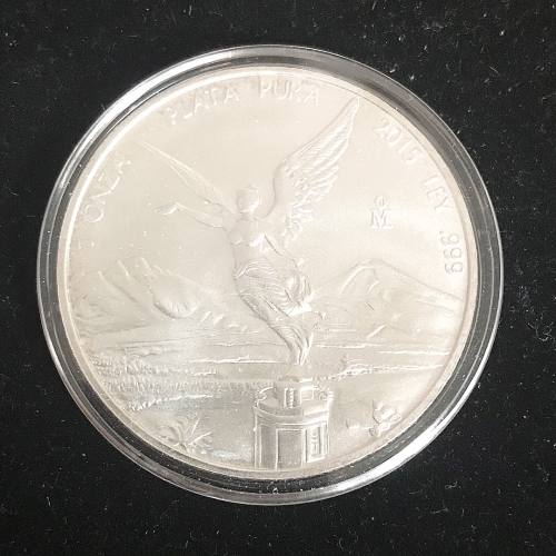 2015 Mexico 1 oz Silver Libertad Bullion Coin Plata Pura