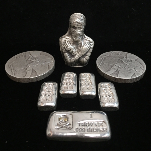 Mummy Egypt Pure Silver Bullion Cool Design Bars and Rounds
