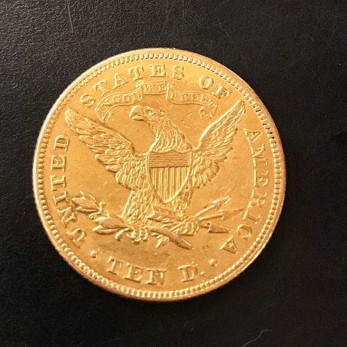 1880 $10 Gold Liberty  Coin