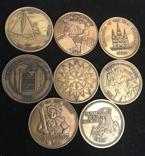 The Old New Orleans Louisiana Coin Set